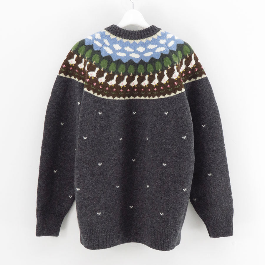 【Unlikely/アンライクリー】<br>Unlikely Fair Isle “Duck” <br>U24F-15-0001