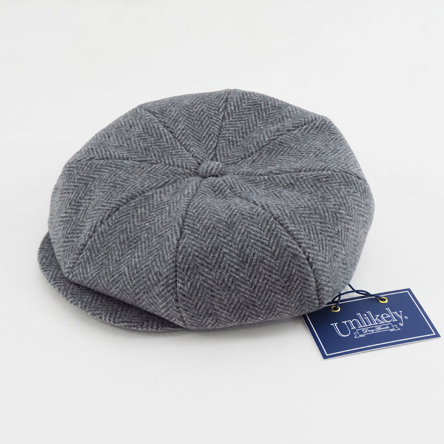 【Unlikely/アンライクリー】<br>Unlikely Newsboy Cap Wool Tweed <br>U24F-41-0005