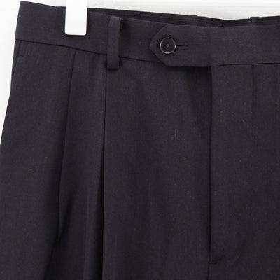 【AURALEE/オーラリー】<br>LIGHT WOOL MAX GABARDINE TWO-TUCK SLACKS <br>A25AP03MG