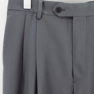【AURALEE/オーラリー】<br>LIGHT WOOL MAX GABARDINE TWO-TUCK SLACKS <br>A25AP03MG