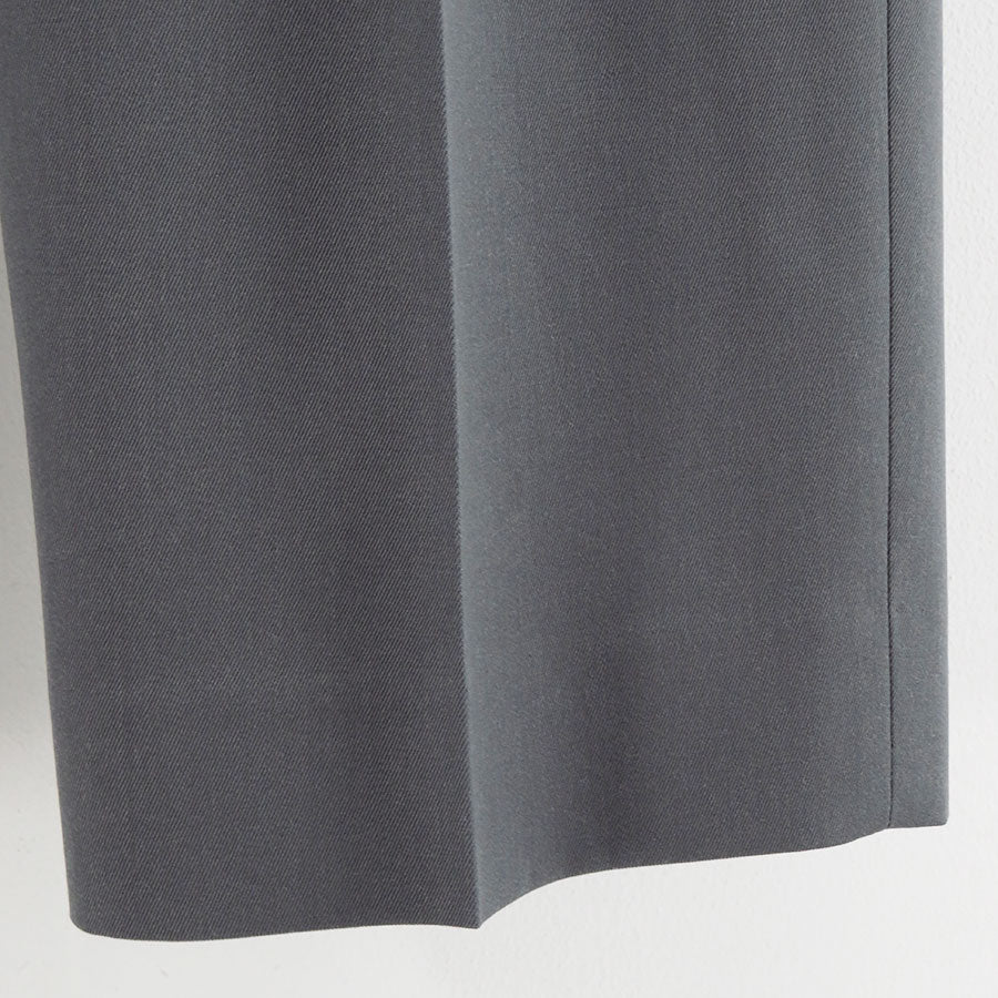【AURALEE/オーラリー】<br>LIGHT WOOL MAX GABARDINE TWO-TUCK SLACKS <br>A25AP03MG