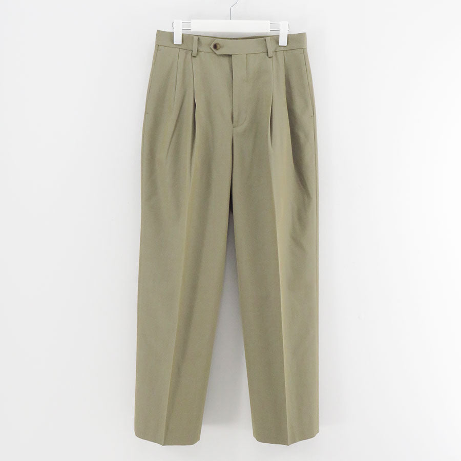 AURALEE/オーラリー】LIGHT WOOL MAX GABARDINE TWO-TUCK SLACKS