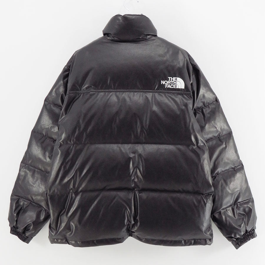 【eYe JUNYA WATANABE MAN】<br>綿フェイクレザー THE NORTH FACE Wネームダウンジャケット <br>WN-J911-100