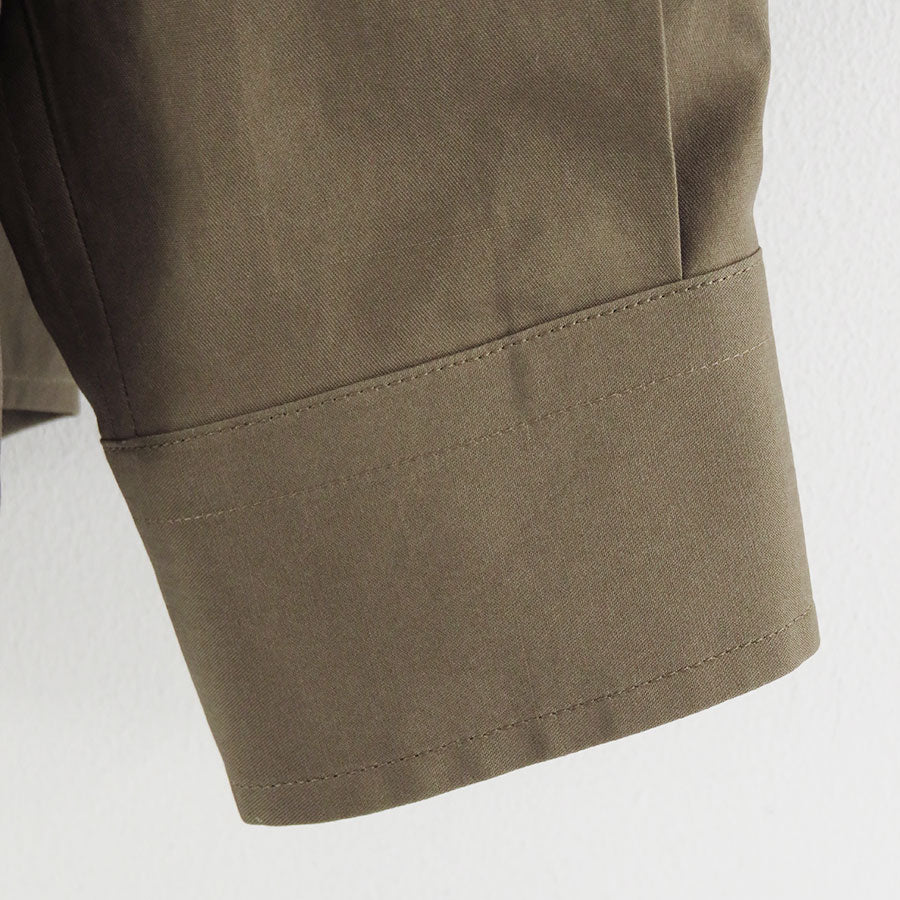 【AURALEE/オーラリー】<br>WASHED FINX TWILL BIG SHIRT <br>A25AS02TN