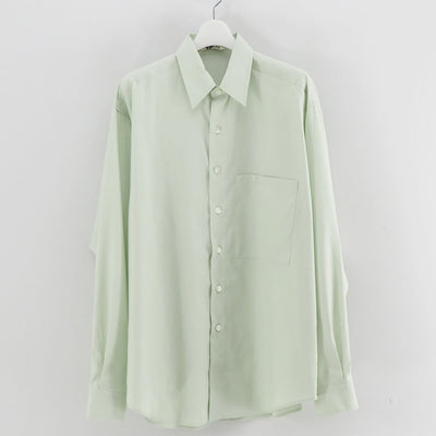 【AURALEE/オーラリー】<br>WASHED FINX TWILL BIG SHIRT <br>A25AS02TN