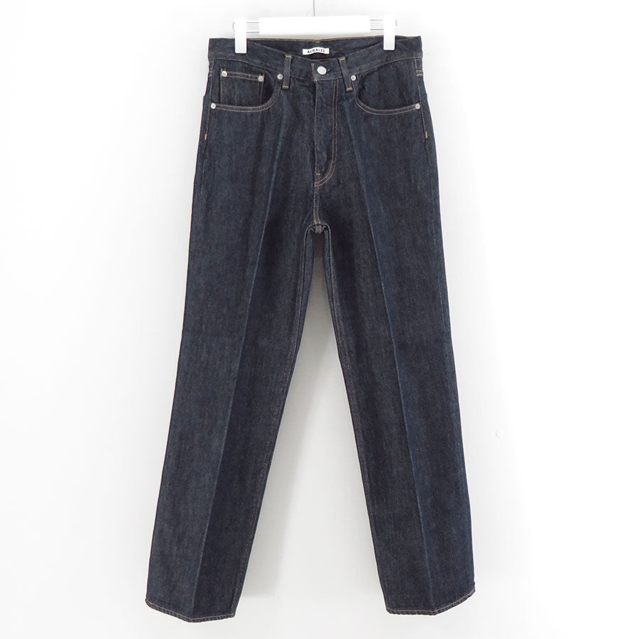 【AURALEE/オーラリー】<br>HARD TWIST DENIM 5P PANTS <br>A00P01DM