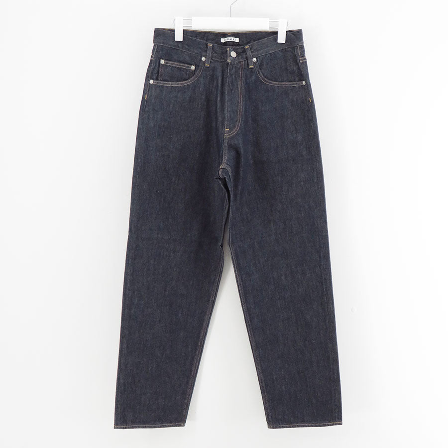 【AURALEE/オーラリー】<br>HARD TWIST DENIM WIDE PANTS <br>A00P03DM