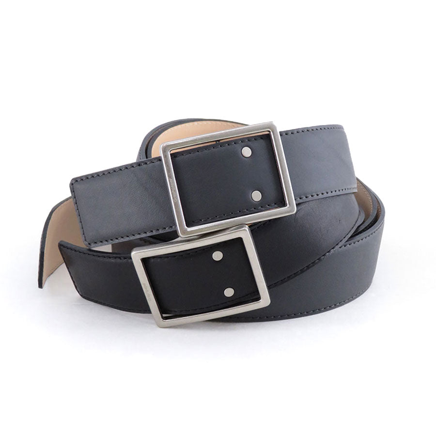 【Graphpaper/グラフペーパー】<br>Graphpaper Holeless Leather Classic Belt <br>GU253-90560B