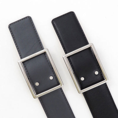 【Graphpaper/グラフペーパー】<br>Graphpaper Holeless Leather Classic Belt <br>GU253-90560B