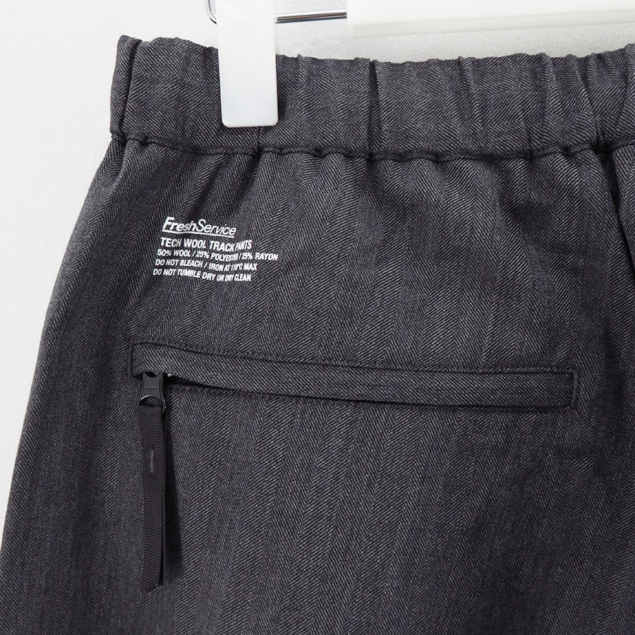 【FreshService/フレッシュサービス】<br>TECH WOOL TRACK PANTS <br>FSC244-40172