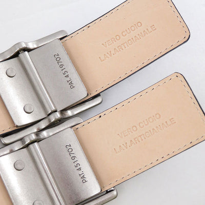 【Graphpaper/グラフペーパー】<br>Graphpaper Holeless Leather Classic Belt <br>GU253-90560B