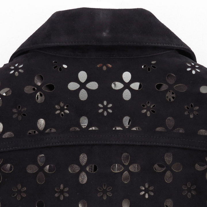 M A S U/エムエーエスユー】FLOWER HOLE LEATHER JACKET M25F9BL005の