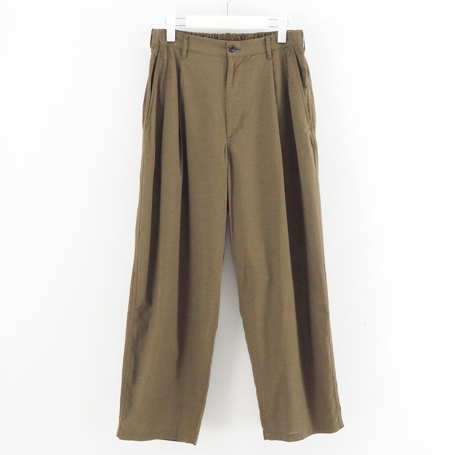 Graphpaper/グラフペーパー】Cotton Wool Poplin Oversized Slacks