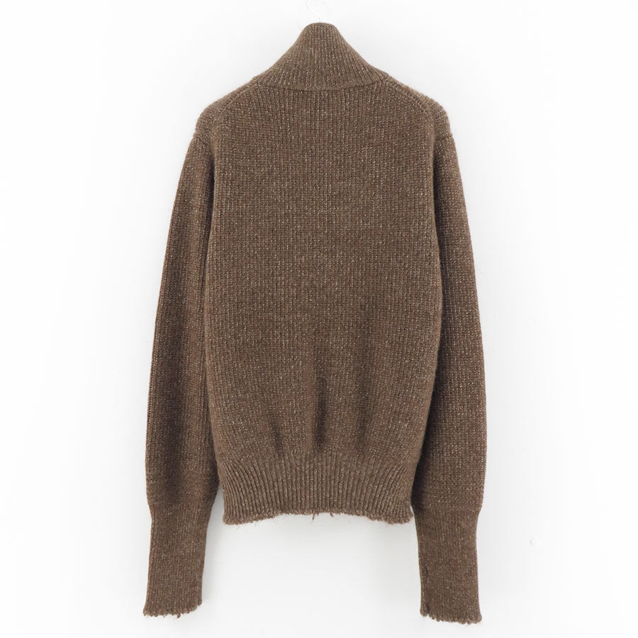 【MAATEE&SONS/マーティーアンドサンズ】<br>畦JIPSWEATER <br>MT4303-0123A