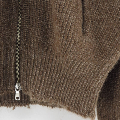 【MAATEE&SONS/マーティーアンドサンズ】<br>畦JIPSWEATER <br>MT4303-0123A