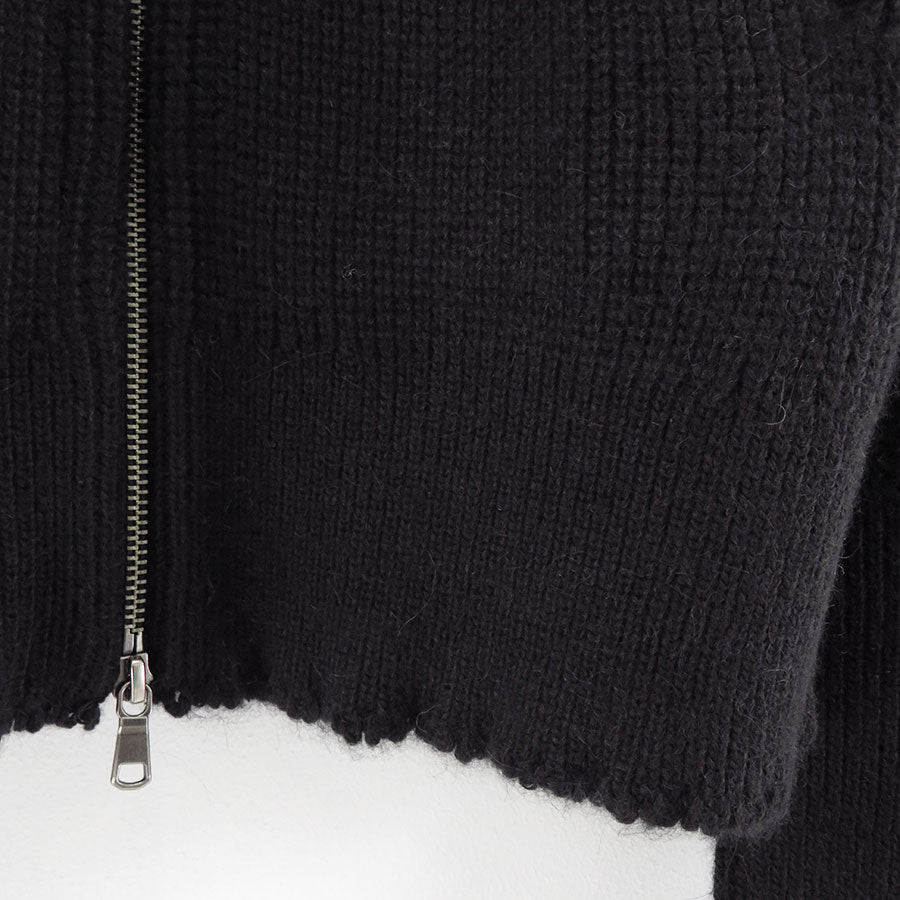 【MAATEE&SONS/マーティーアンドサンズ】<br>畦JIPSWEATER <br>MT4303-0123B