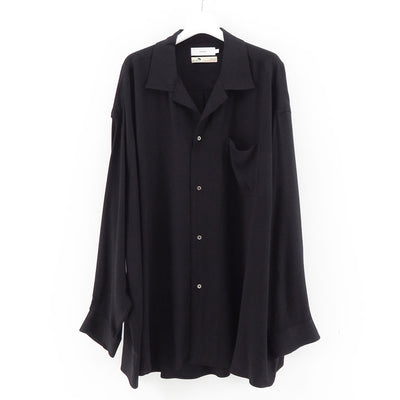 【Graphpaper/グラフペーパー】<br>SIDOGRAS Twill Viscose Oversized Sleeping Shirt <br>GM244-50014B