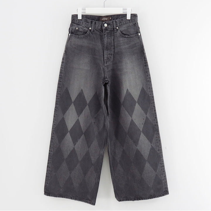 M A S U/エムエーエスユー】MB BAGGY JEANS DIAMOND B25F9PL003