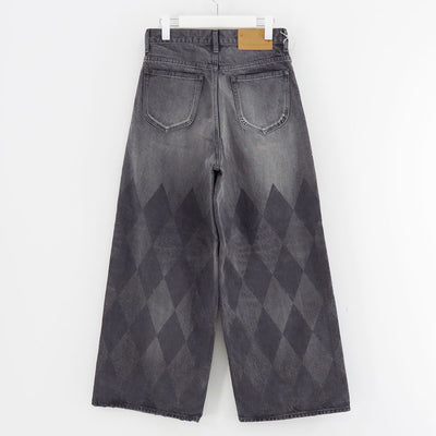 【M A S U/エムエーエスユー】<br>MB BAGGY JEANS DIAMOND <br>B25F9PL003