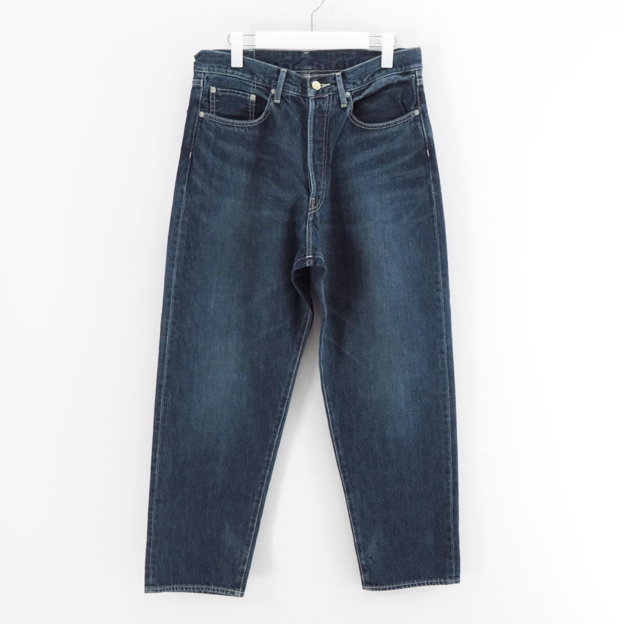 【Graphpaper/グラフペーパー】<br>Selvage Denim Five Pocket Tapered Pants <br>GU253-40058DB