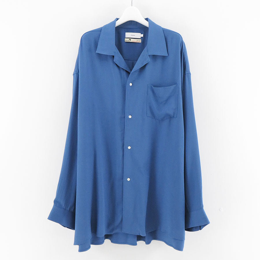 【Graphpaper/グラフペーパー】<br>SIDOGRAS Twill Viscose Oversized Sleeping Shirt <br>GM244-50014B