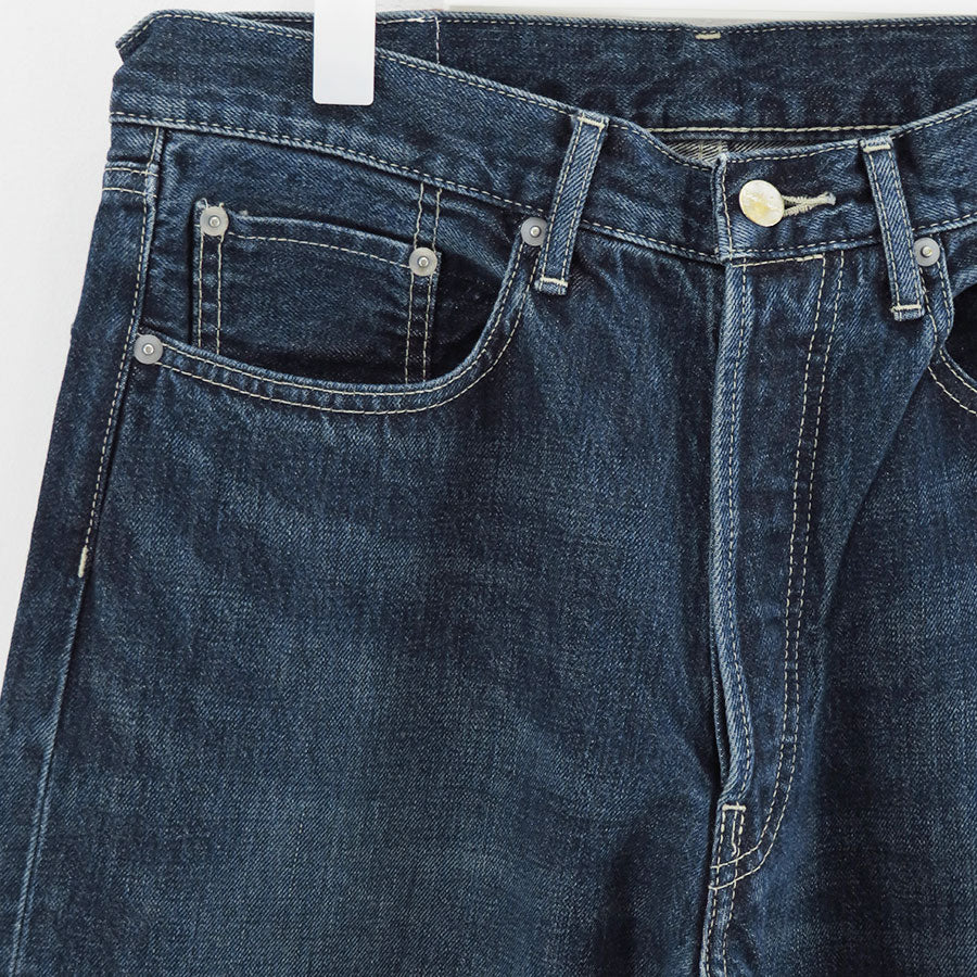 【Graphpaper/グラフペーパー】<br>Selvage Denim Five Pocket Tapered Pants <br>GU253-40058DB