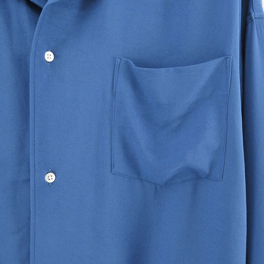 【Graphpaper/グラフペーパー】<br>SIDOGRAS Twill Viscose Oversized Sleeping Shirt <br>GM244-50014B