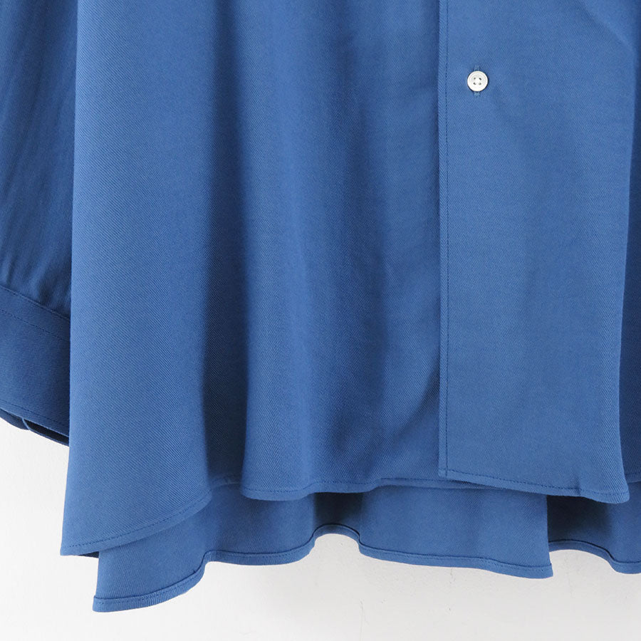 【Graphpaper/グラフペーパー】<br>SIDOGRAS Twill Viscose Oversized Sleeping Shirt <br>GM244-50014B