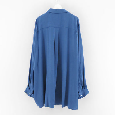 【Graphpaper/グラフペーパー】<br>SIDOGRAS Twill Viscose Oversized Sleeping Shirt <br>GM244-50014B