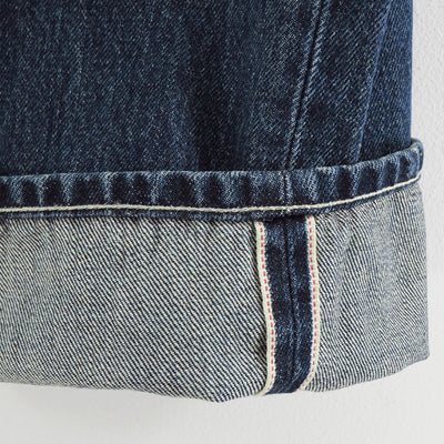 【Graphpaper/グラフペーパー】<br>Selvage Denim Two Tuck Pants <br>GU253-40061DB