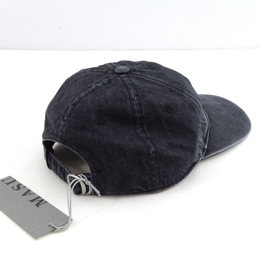 新品】MASU 25aw MB EMBROIDERY CAP BLACK M A S U/エムエーエスユー 