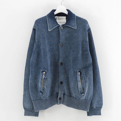 【DAIRIKU/ダイリク】<br>Vintage Dyed Knit Jacket <br>25AWK5