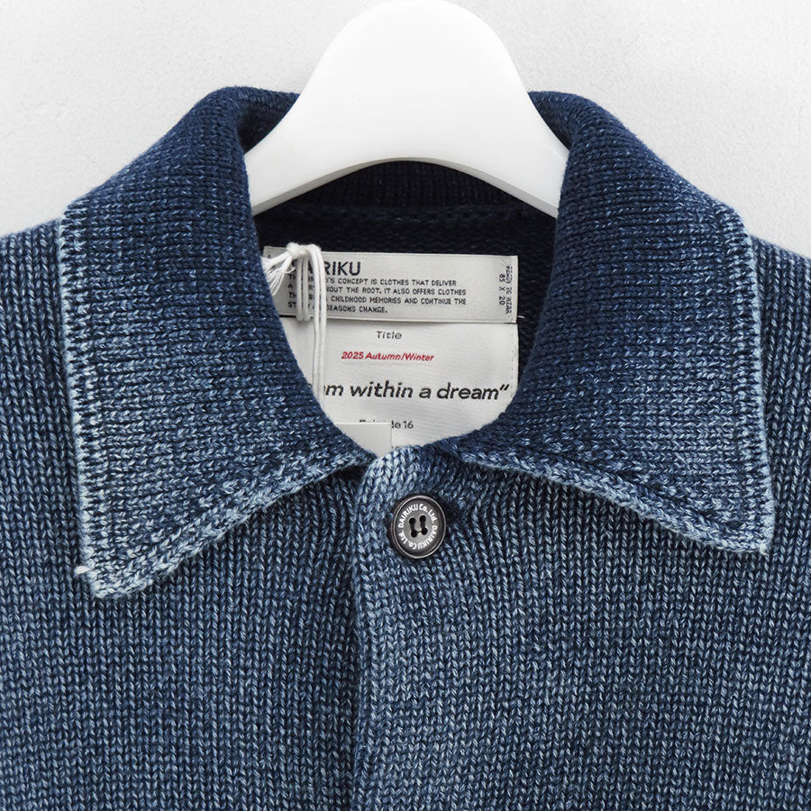 【DAIRIKU/ダイリク】<br>Vintage Dyed Knit Jacket <br>25AWK5