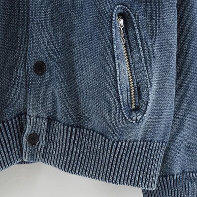 【DAIRIKU/ダイリク】<br>Vintage Dyed Knit Jacket <br>25AWK5