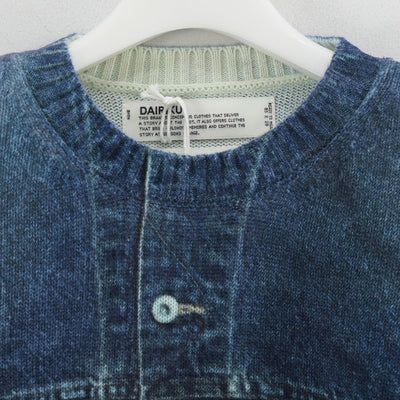 【DAIRIKU/ダイリク】<br>Tuck In Denim Transcription Knit <br>25AWK6