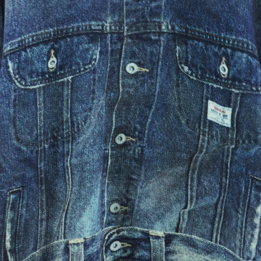 【DAIRIKU/ダイリク】<br>Tuck In Denim Transcription Knit <br>25AWK6