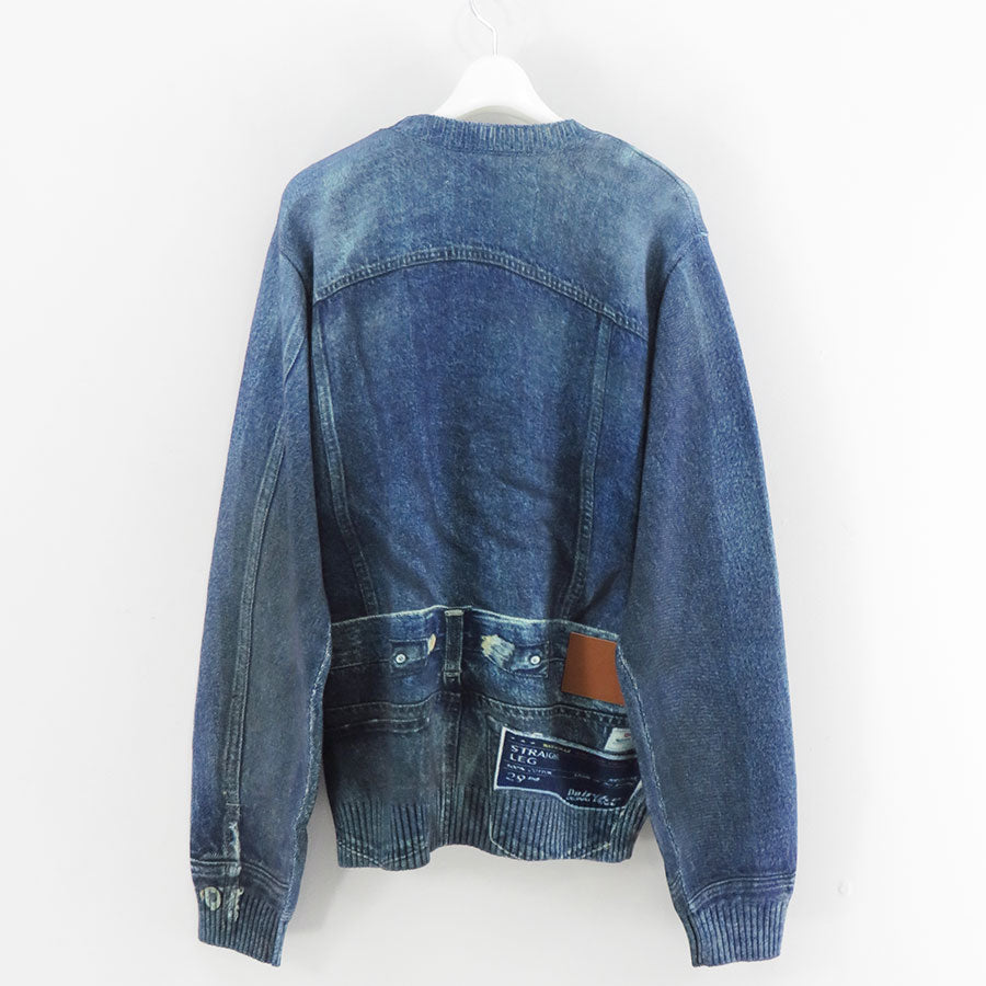 【DAIRIKU/ダイリク】<br>Tuck In Denim Transcription Knit <br>25AWK6