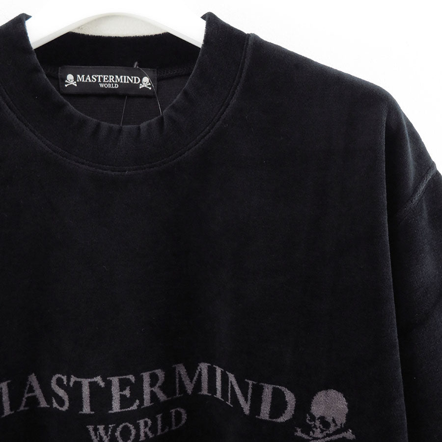 【MASTERMIND WORLD/マスターマインドワールド】<br>VELOUR SS TEE <br/>MW25S15-TS001-006