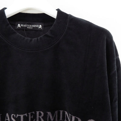 【MASTERMIND WORLD/マスターマインドワールド】<br>VELOUR LS TEE <br/>MW25S15-TS002-006