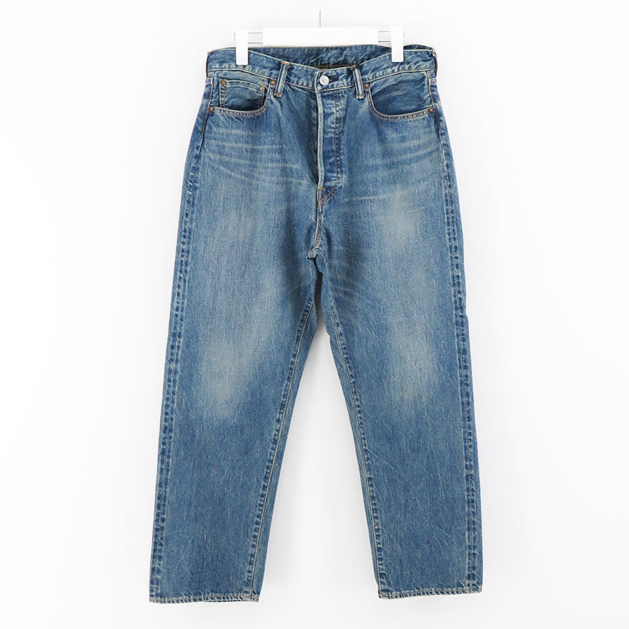 【A.PRESSE/アプレッセ】<br>Washed Denim Wide Pants <br>23AAP-04-07H