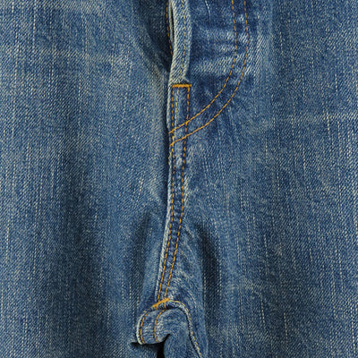 【A.PRESSE/アプレッセ】<br>Washed Denim Wide Pants <br>23AAP-04-07H