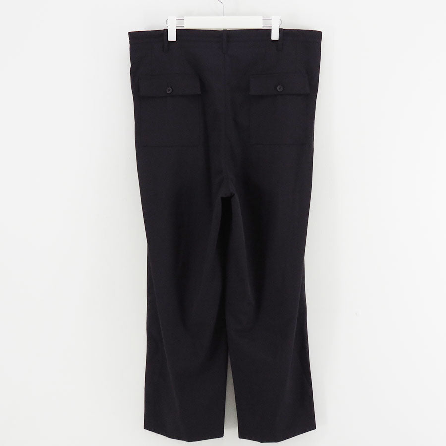 nonnotte/ノノット】2-Tuck Draw Cord Wide Trousers N-26S-022の通販