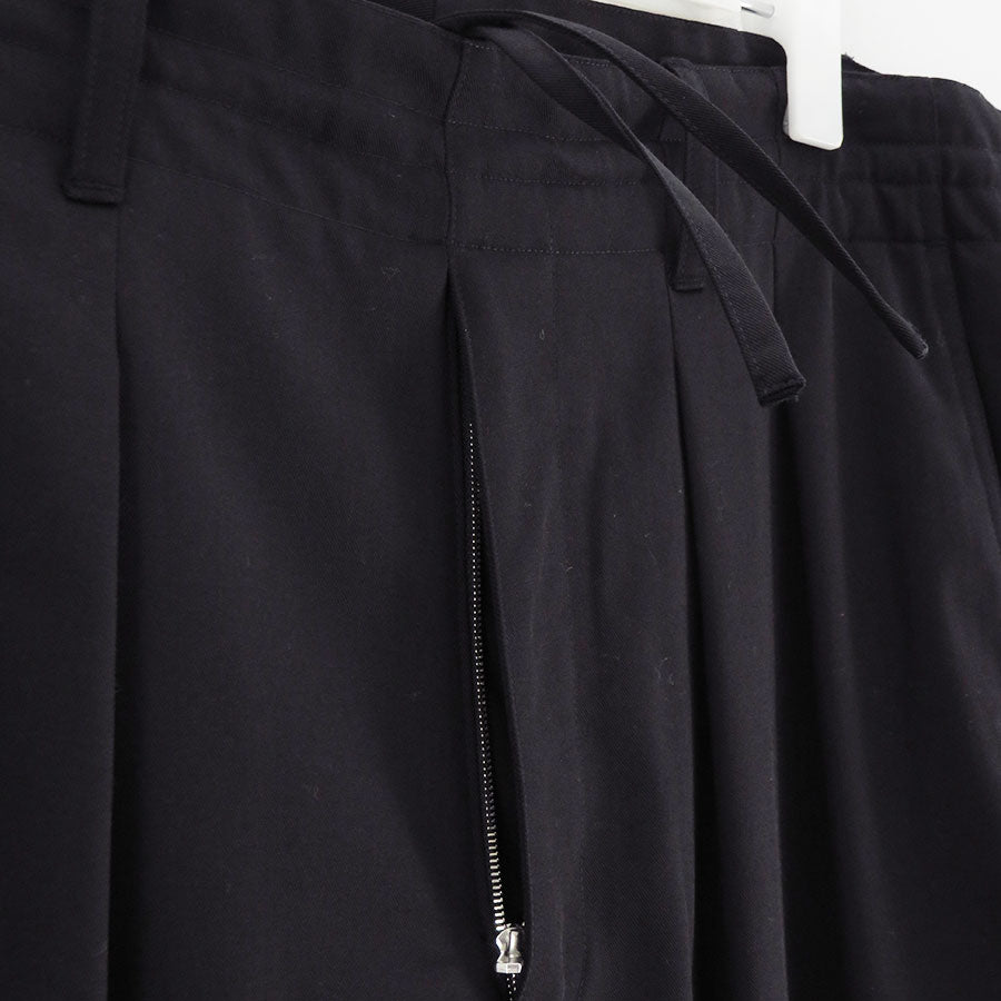 nonnotte/ノノット】2-Tuck Draw Cord Wide Trousers N-26S-022の通販