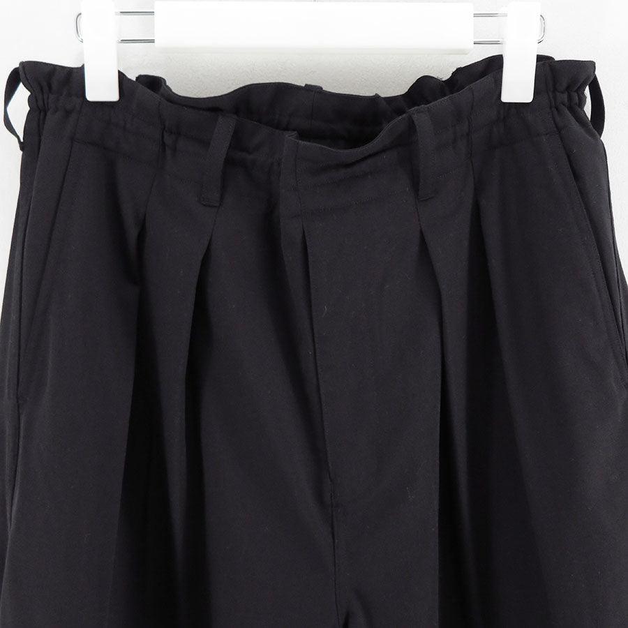 nonnotte/ノノット】2-Tuck Draw Cord Wide Trousers N-26S-022の通販