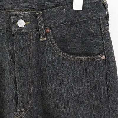 【A.PRESSE/アプレッセ】<br>Black Washed Denim Pants <br>23AAP-04-11H