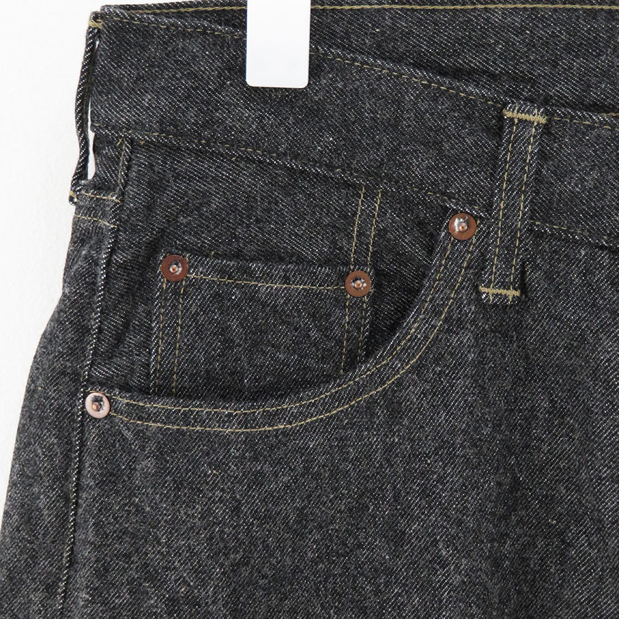 【A.PRESSE/アプレッセ】<br>Black Washed Denim Pants <br>23AAP-04-11H