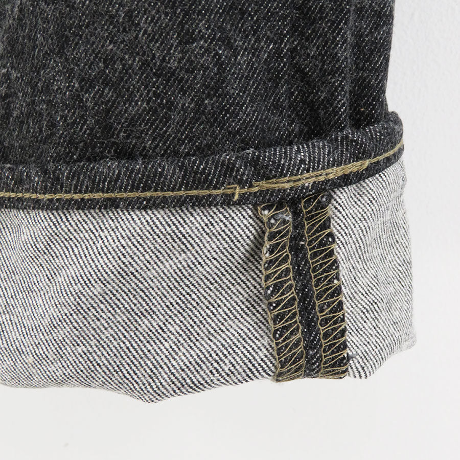【A.PRESSE/アプレッセ】<br>Black Washed Denim Pants <br>23AAP-04-11H