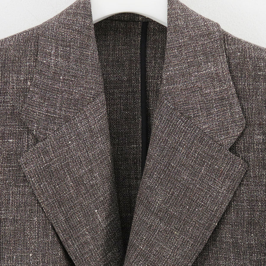 BISOWN/ビソウン】WOOL LINEN 2B JACKET 26S-BIS-JK11Mの通販