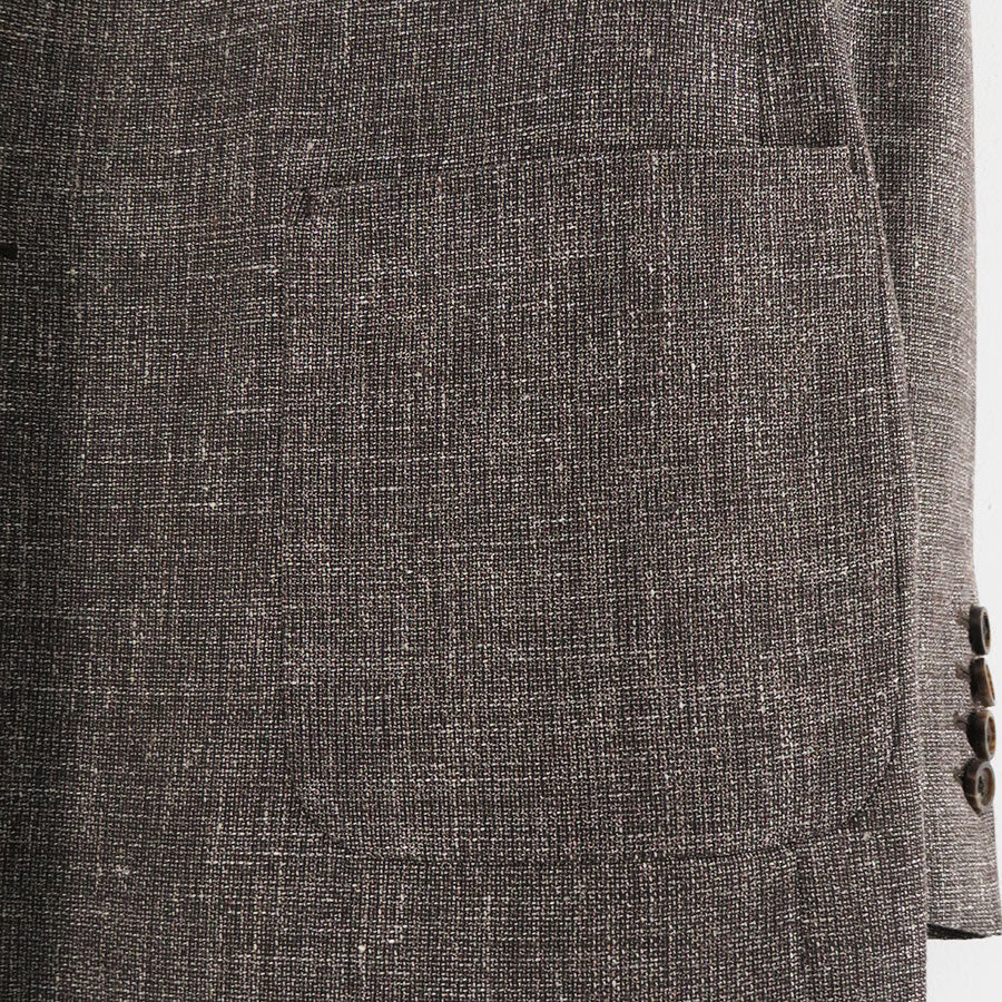 BISOWN/ビソウン】WOOL LINEN 2B JACKET 26S-BIS-JK11Mの通販