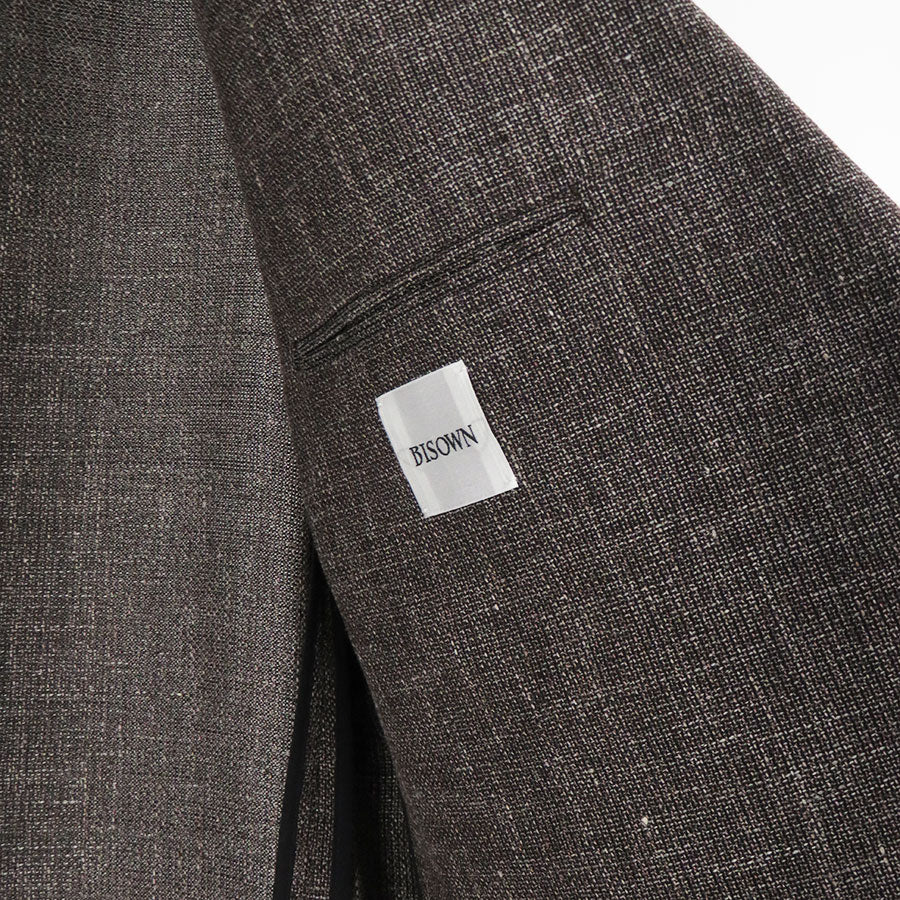 BISOWN/ビソウン】WOOL LINEN 2B JACKET 26S-BIS-JK11Mの通販